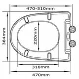 Nắp bồn cầu đóng êm Eurolife EL-NB 8288