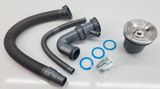 Chậu rửa chén 1 hố, chất liệu đá Thạch Anh Eurolife EL-QC6049 ( Nâu xám)