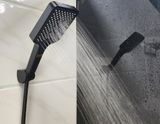 Bộ tay dây sen 4 chức năng chảy, nhựa ABS mạ đen Eurolife EL-126SH-D