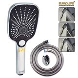 Bộ tay dây sen 3 chức năng chảy, nhựa ABS mạ Chrome Eurolife EL-127SH-T