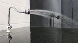 Vòi rửa chén lạnh cần lò xo nhựa PVC mạ chrome chân vòi màu trắng Eurolife EL-VCN05 (Nhiều màu)
