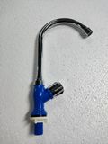 Vòi rửa chén lạnh nhựa PVC mạ chrome chân vòi màu xanh Eurolife EL-VCN04 (Nhiều màu)