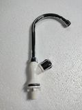 Vòi rửa chén lạnh nhựa PVC mạ chrome chân vòi màu xanh Eurolife EL-VCN04 (Nhiều màu)