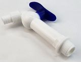 Bộ 3 vòi hồ tay xanh nhựa PP, thân dài, ren 21-27mm Eurolife EL-VHX2127-D (Trắng xanh) (3 cái)