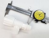 Bộ 3 Van góc giảm áp, T chia 1 chiều bồn cầu nhựa PP trắng Eurolife EL-TN03 (Trắng) (3 cái)
