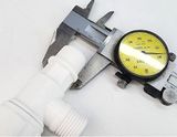 Bộ 3 Van góc giảm áp, T chia 1 chiều bồn cầu nhựa PP trắng Eurolife EL-TN03 (Trắng) (3 cái)