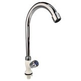 Vòi rửa chén lạnh nhựa PVC mạ chrome chân vòi màu xanh Eurolife EL-VCN04 (Nhiều màu)