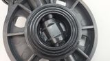 Van bướm mặt bích tay gạt phi 63, 90, 110, 125, 160, 200mm Eurolife EL-VB (xám đỏ)