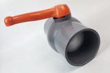 Van uPVC thân đúc bi nhưa ABS 90, 114mm Eurolife EL-VN (Tay cam)