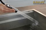 Vòi rửa chén nóng lạnh dây kéo, 4 chức năng sử dụng Eurolife EL-IK03 (Grey-Xám)