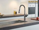 Vòi rửa chén nóng lạnh dây kéo, 4 chức năng sử dụng Eurolife EL-IK03 (Grey-Xám)