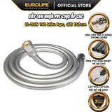 Dây sen chịu áp lực cao, nhựa PVC, ti đồng chống xoắn, dài 150cm, 200cm Eurolife EL-DSN (Bạc)