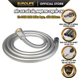 Dây sen chịu áp lực cao, nhựa PVC, ti đồng chống xoắn, dài 150cm, 200cm Eurolife EL-DSN (Bạc)