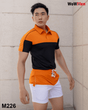 Áo Polo Nam Ngắn Tay Cổ Bẻ Phối Màu - M226