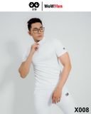 Áo Thun Nam Ngắn Tay Cổ Trụ - Thương Hiệu X9 - X008