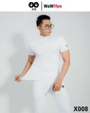 Áo Thun Nam Ngắn Tay Cổ Trụ - Thương Hiệu X9 - X008