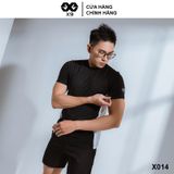 Áo Thun Nam Thể Thao Ngắn Tay Phối Màu - X014