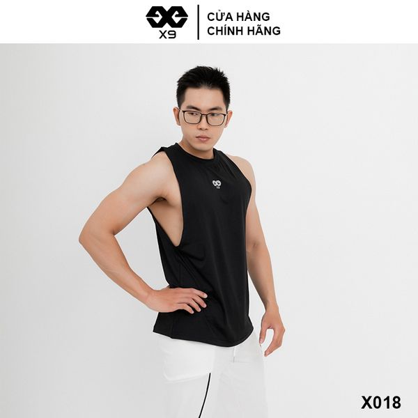 Áo Thun Tanktop Nam Rộng Nách Thể Thao Tập Gym - X9 Sportswear - X018