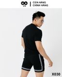 Áo Thun Nam Sọc Gân To Ngắn Tay Cổ Tròn - X9 Sportswear - X030