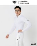 Áo Thun Dài Tay Nam Cổ Trụ Khóa Kéo Giữ Nhiệt - X9 Sportswear - X032