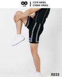Quần Short Thun Nam Sọc L Ngắn Ôm Ngang Đùi - X9 Sportswear - X033