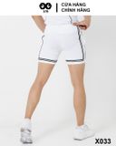 Quần Short Thun Nam Sọc L Ngắn Ôm Ngang Đùi - X9 Sportswear - X033