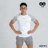 Áo Ngắn Tay Ráp Lăng Phối Màu - X9 Sportswear - X044