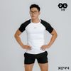 Áo Ngắn Tay Ráp Lăng Phối Màu - X9 Sportswear - X044