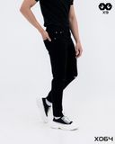 Quần jeans đen rách gối dài ôm slimfit K007 - X064 - X9 Sportswear