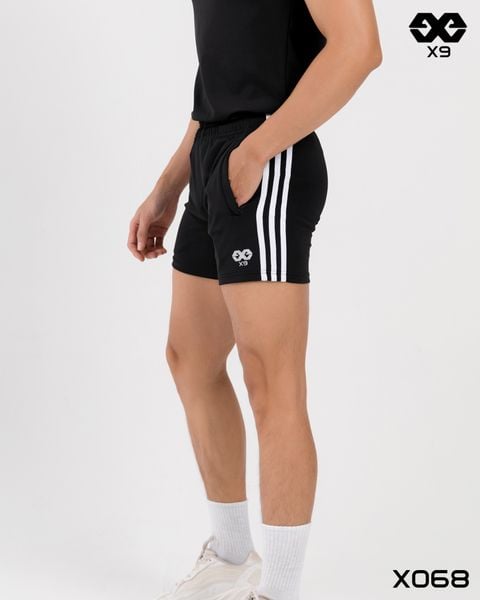 Quần Short Thun Nam Thể Thao 3 Sọc - X068 - X9 Sportswear