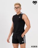 Áo Thun Nam Thể Thao 3 Sọc Vai - X069 - X9 Sportswear