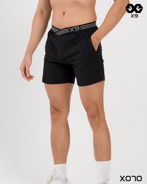 Quần Dù Thun Nam Đai Xéo - X070 - X9 Sportswear