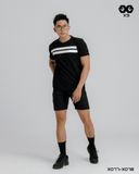 Áo Thun Nam Sọc Ngang 100% Cotton - X077