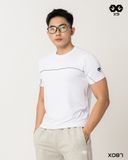 Áo Thun Nam Thể Thao Ngắn Tay Nam Viền Trước Sau - X087