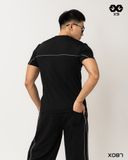 Áo Thun Nam Thể Thao Ngắn Tay Nam Viền Trước Sau - X087