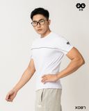 Áo Thun Nam Thể Thao Ngắn Tay Nam Viền Trước Sau - X087