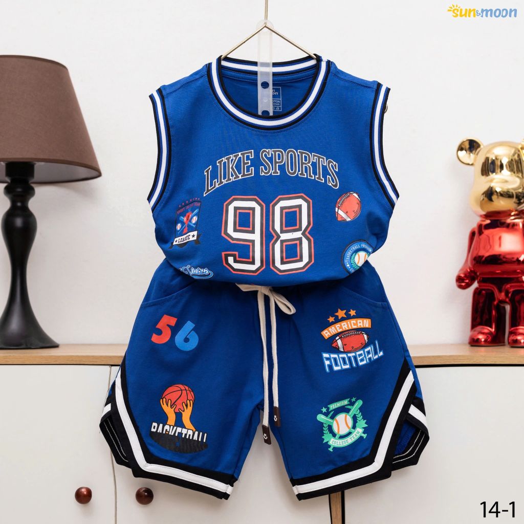 Bộ thun SN Bo viền Like Sport 98