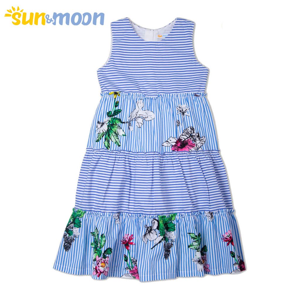 Đầm maxi 3 tầng