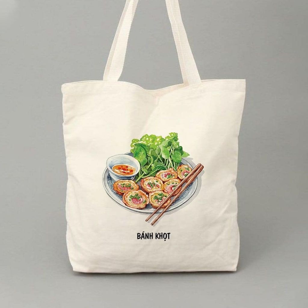 Túi Canvas Bánh Khọt