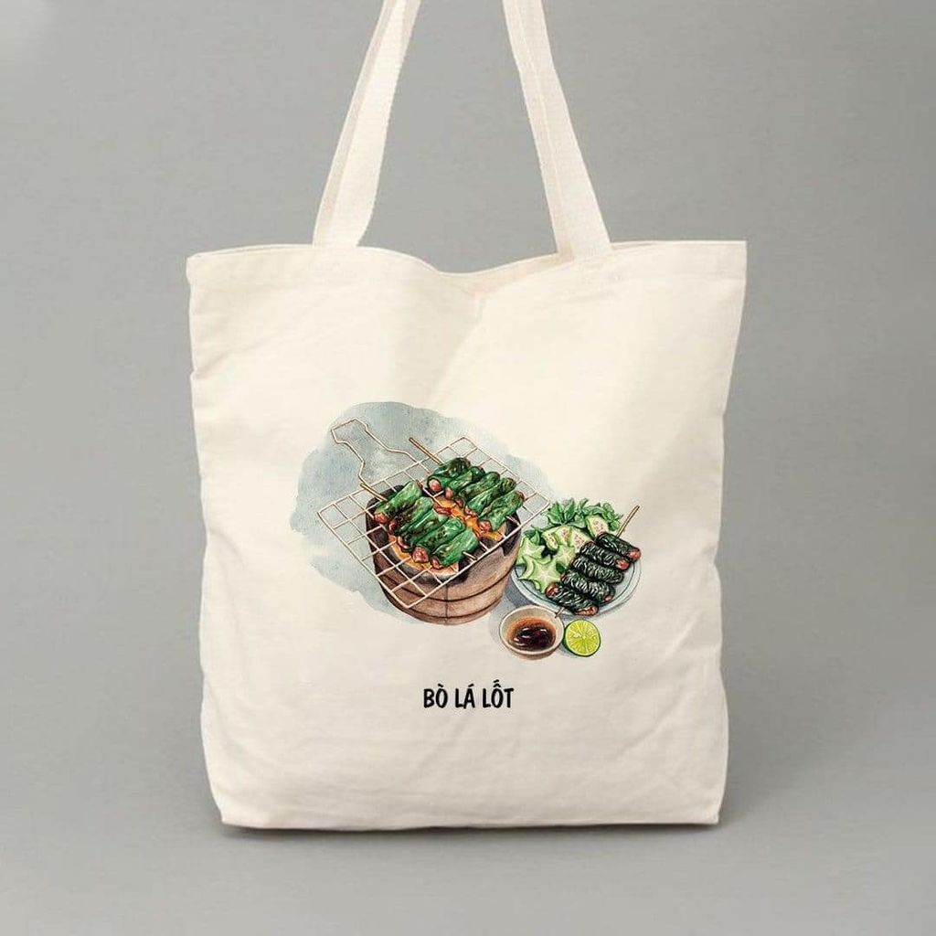 Túi Canvas Bò Lá Lốt