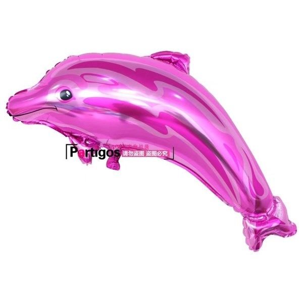 Bóng hình cá heo to màu hồng