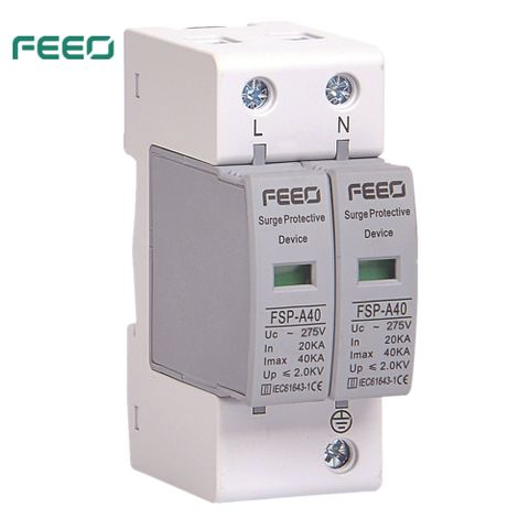 Chống sét AC 2P, 275VAC, 20-40KA FSP-A40 2P275 FEEO