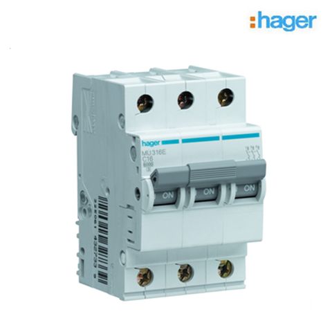 CẦU DAO TỰ ĐỘNG MCB HAGER MU363A