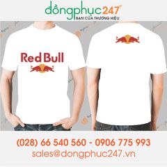 ÁO THUN CỔ TRÒN ĐỒNG PHỤC RED BULL