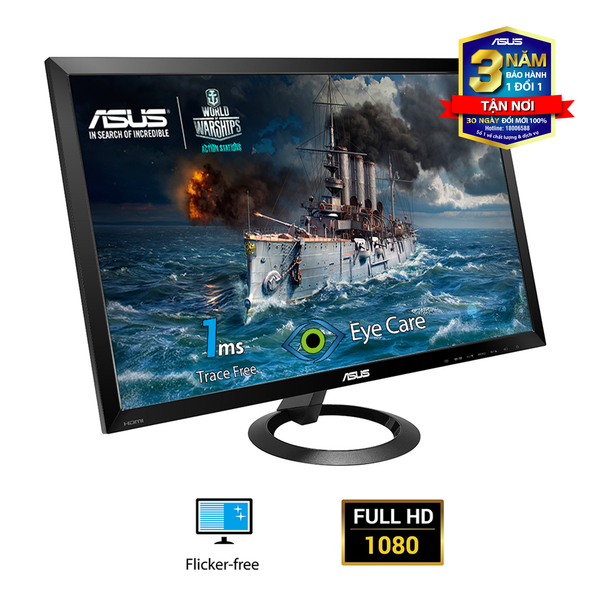 LCD ASUS VX278H Full HD, 1Ms, Flicker Free, Low Blue Light