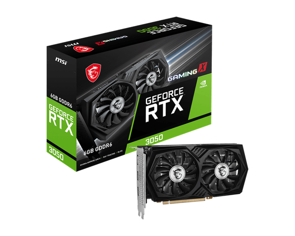 VGA MSI RTX 3050 GAMING X 6G GDDR6