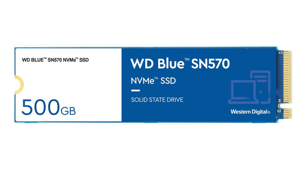 SSD WD 500GB Blue SN570 NVMe PCIe Gen3x4