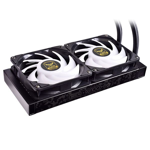 TẢN NHIỆT NƯỚC ID-COOLING AURAFLOW X 240 TGA ( ASUS TUF Certified, RGB SYNC, Pump 2100RPM, 240mm Radiator, PWM Fans*2, Intel&AMD )