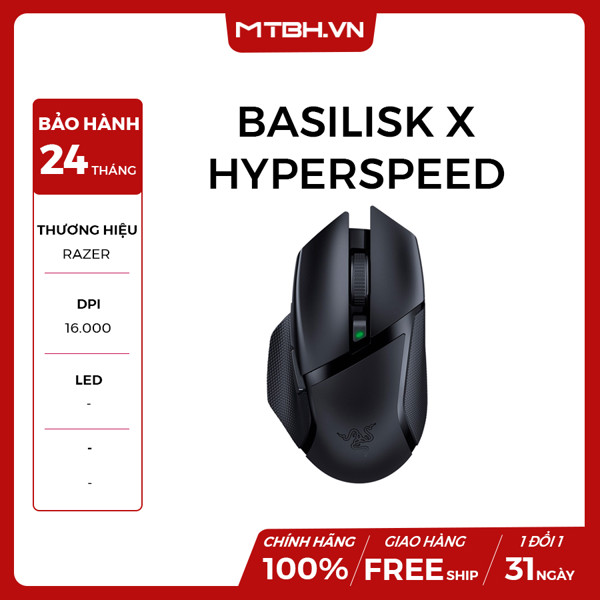 CHUỘT RAZER BASILISK X HYPERSPEED WIRELESS