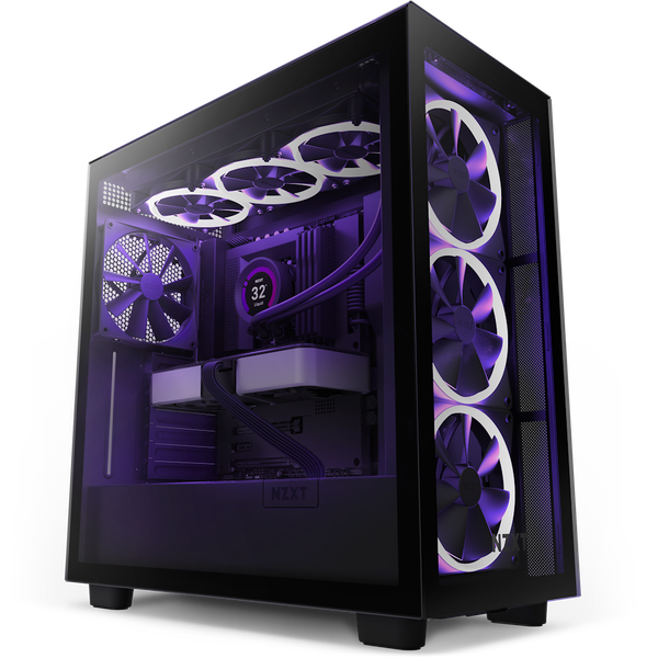 CASE NZXT H7 ELITE MID TOWER RGB BLACK